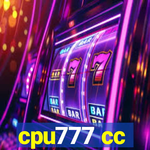 cpu777 cc